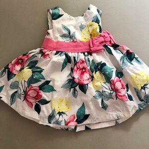 Floral Sateen Dress